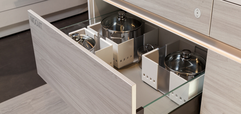 Individual structured drawers