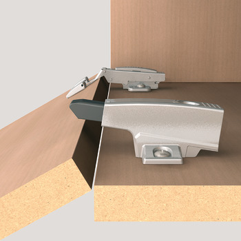 Blumotion soft closing mechanism, With cruciform adapter housing, 971A05E0