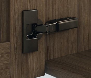 Concealed Cup Hinge, Clip Top 95°, half overlay mounting/twin mounting, with or without automatic closing spring