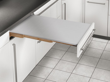 Pull-out table, load-bearing capacity 100 kg, Hailo Rapid 3845