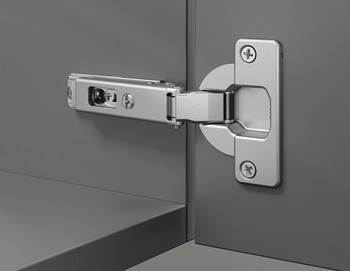 Concealed Cup Hinge, Häfele Duomatic 94°, for wooden doors up to 40 mm, full overlay mounting
