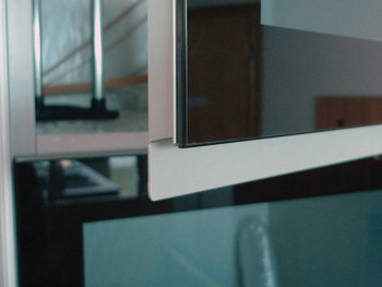 Aluminium Profiles, for Frameless Glass Kitchen Shutters