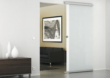 Sliding door fitting, Slido Design 80-M, set