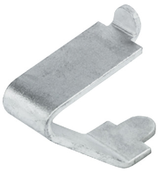 Shelf support, Aluminium, for shelf support strip, for screw fixing