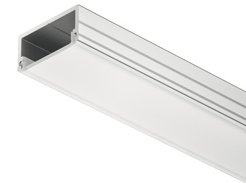 Profile for under mounting, Profile height 8.5 mm, aluminium