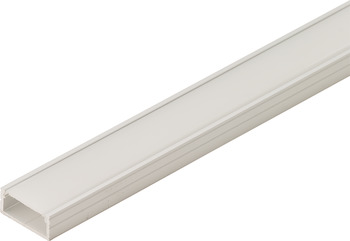 Profile for under mounting, Häfele Loox Profile 2190 for LED strip lights 10 mm