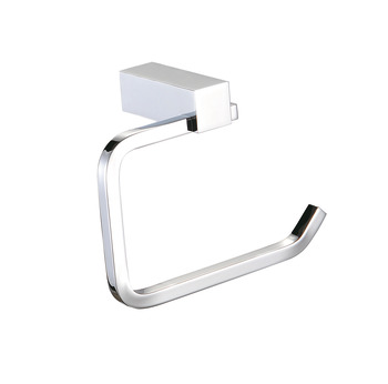 Toilet roll holder, square series, for screw fixing
