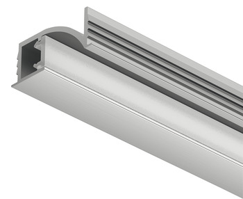 Profile for recess mounting, Häfele Loox5 profile 1107, for LED strip lights, polycarbonate