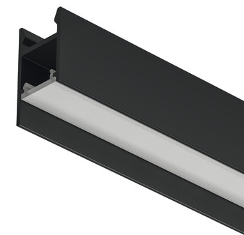 Profile for under mounting, Häfele Loox5 profile 2104 for 8 mm LED strip lights
