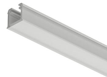 Profile for recess mounting, Häfele Loox5 profile 1101, for LED strip lights, plastic
