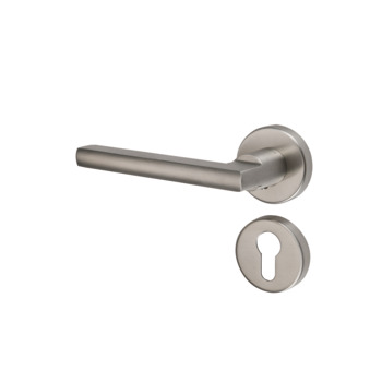 Lever handle, Solid SS