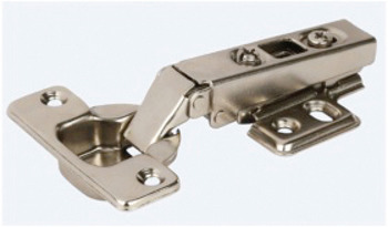 Furniture Hinges, Metalla 4 Hole clip on Full overlay, Non Damper