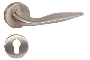 Lever handle, 316 lever handle, square rose and escutcheon