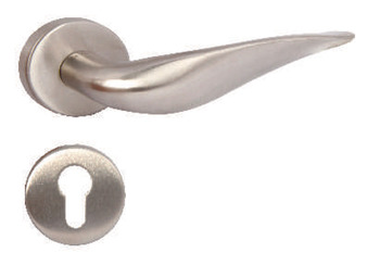 Lever handle, 316 lever handle, square rose and escutcheon