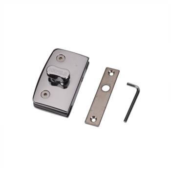 WC Indicator Lock, for Single Glass Doors, for 8 to 12 mm Glass