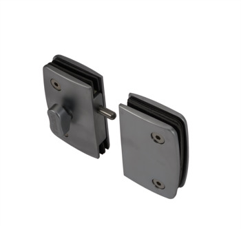 WC Indicator Lock, for Double Glass Doors, for 8 to 10 mm Glass
