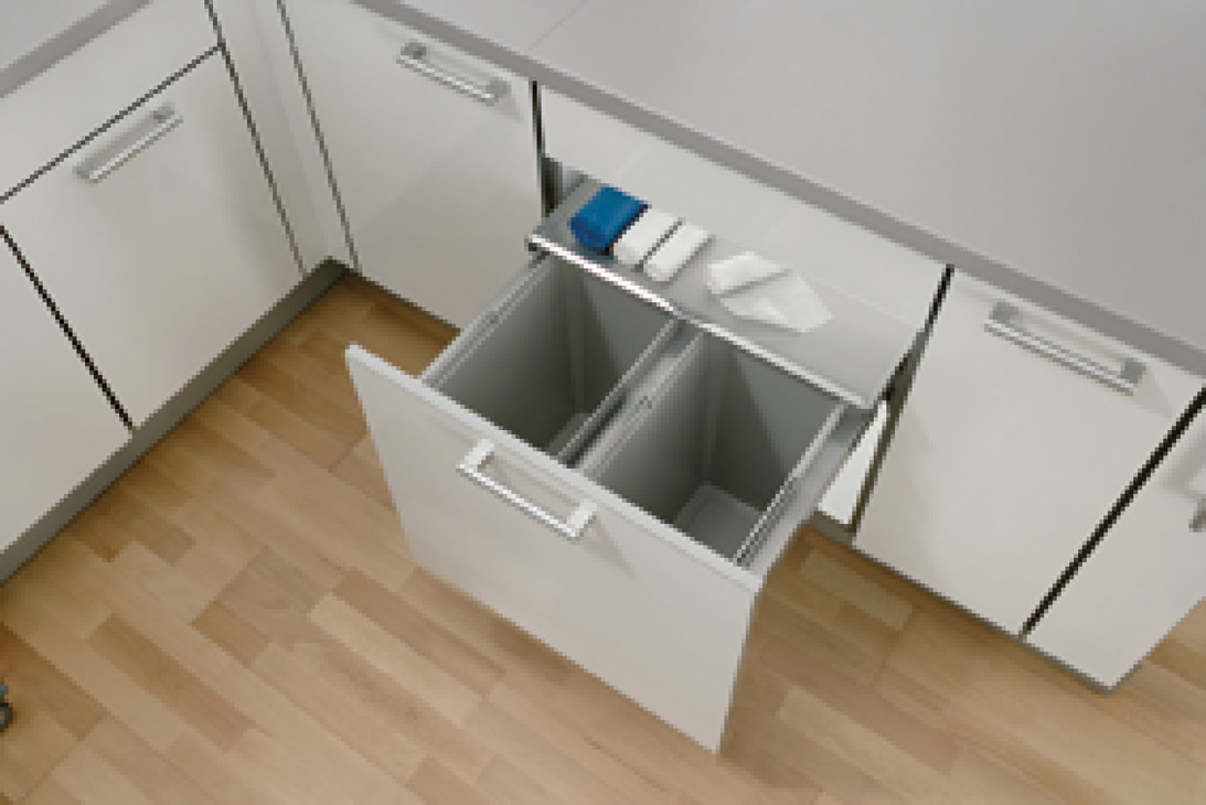 Pull Out Waste Bin For Cabinet Width
